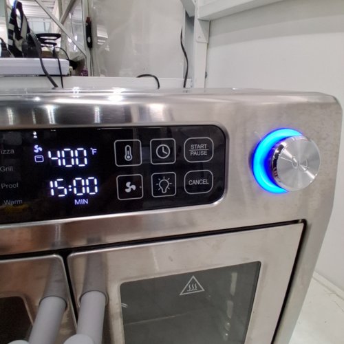 EMERIL LAGASSE MULTI-FUNCTION AIR FRYER - 26QT - STAINLESS STEEL (MODEL: FAFO-001) image 2
