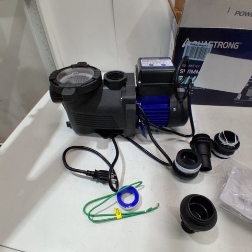 AQUASTRONG SWIMMING POOL PUMP - 72GPM/3/4H/P/115V - GREY/BLUE (MODEL: PSP066T-LV) image 4