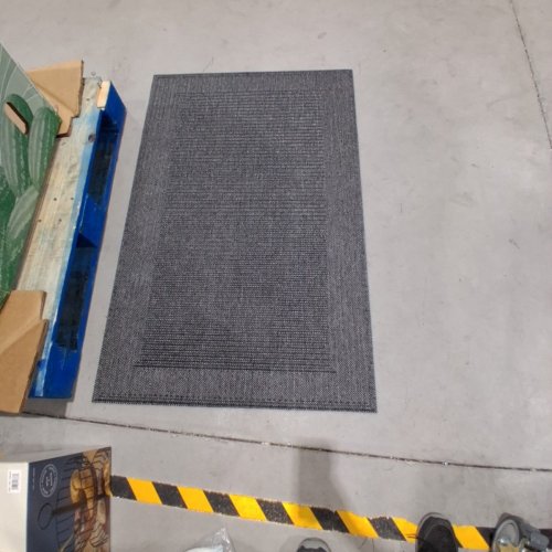 TRIBECA INDOOR/OUTDOOR MAT - 30" X 47" - GREY/BLACK (MODEL: 1890009) image 2