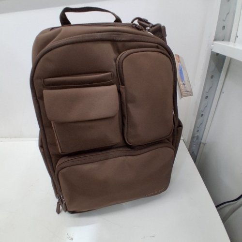 ITZY RITZY BELONG UTILITY BACKPACK DIAPER BAG WITH 17 COMPARTMENTS - MOCHA BROWN image 3