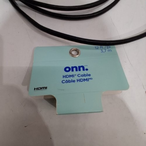 ONN PREMIUM HDMI CABLE - 12FT - BLACK image 3