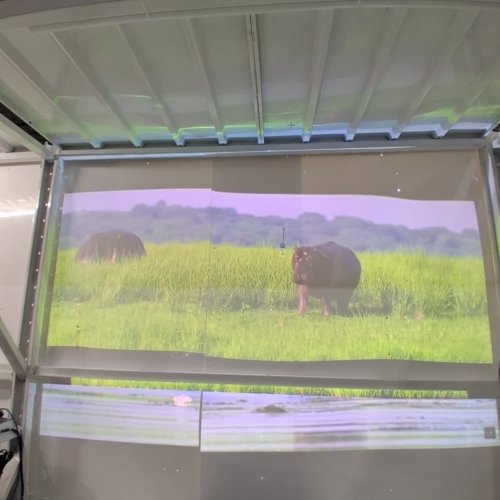 HISENSE PT1-4K UHD SMART GOOGLE ULTRA SHORT THROW PROJECTOR - 80"-150" PROJECTION SIZE | TRI-COLOUR LASER | 2500 LUMENS | DOLBY VISION | IMAX ENHANCED - BLACK image 6