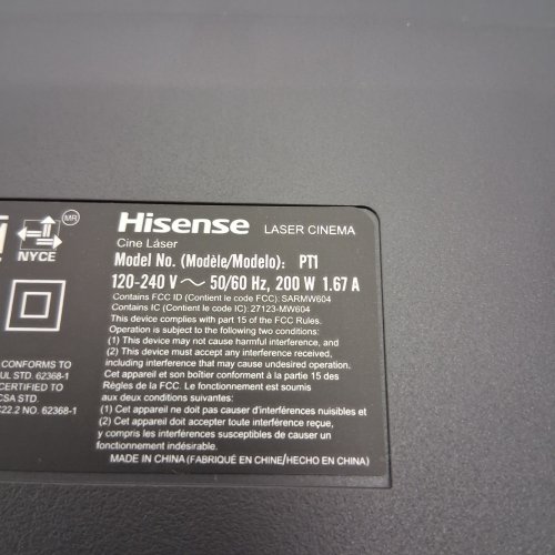 HISENSE PT1-4K UHD SMART GOOGLE ULTRA SHORT THROW PROJECTOR - 80"-150" PROJECTION SIZE | TRI-COLOUR LASER | 2500 LUMENS | DOLBY VISION | IMAX ENHANCED - BLACK image 19