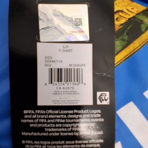 FIFA TORONTO GRAPHIC T-SHIRT - SMALL - BLUE image 3