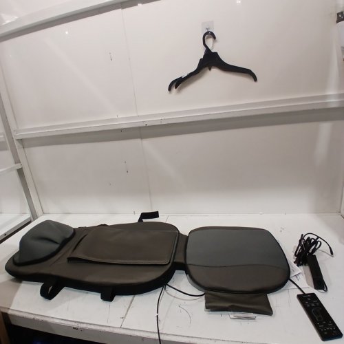 SNAILAX SHIATSU HEATED NECK, SHOULDERS & FULL BACK ROLLING MASSAGER- GREY (MODEL: SL-233) image 3