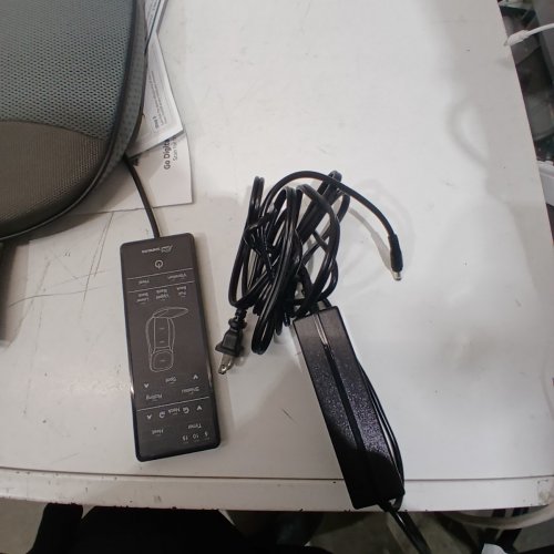 SNAILAX SHIATSU HEATED NECK, SHOULDERS & FULL BACK ROLLING MASSAGER- GREY (MODEL: SL-233) image 4