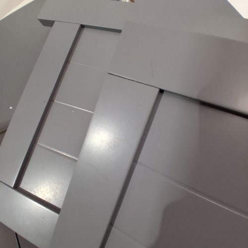 YAHEETECH SLIM BATHROOM FLOOR CABINET WITH 4 DRAWERS - 12" X 12" X 32.5" - GREY (MODEL: 591880) image 4