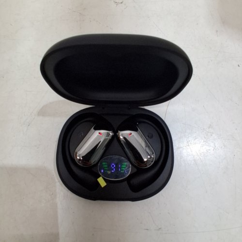 AI TRANSLATOR EARBUDS TRANSLATION HEADPHONES REAL-TIME WITH ONLINE & OFFLINE ADJUSTABLE EAR-HOOK FOR TRAVEL, WORK, CONVERSATIONS, LEARNING LANGUAGES - 36H PLAYTIME, 144 DIFFERENT LANGUAGES - BLACK (MODEL: YYK-Q16S) image 2