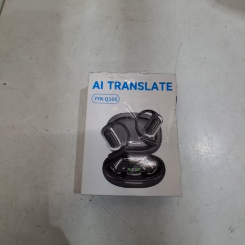 AI TRANSLATOR EARBUDS TRANSLATION HEADPHONES REAL-TIME WITH ONLINE & OFFLINE ADJUSTABLE EAR-HOOK FOR TRAVEL, WORK, CONVERSATIONS, LEARNING LANGUAGES - 36H PLAYTIME, 144 DIFFERENT LANGUAGES - BLACK (MODEL: YYK-Q16S) image 7