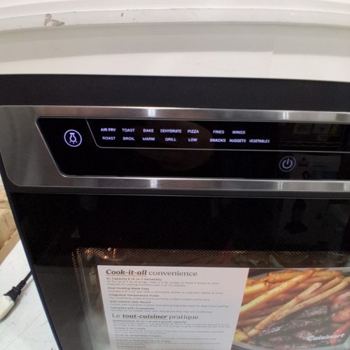 CUISINART 15-IN-1 EXTRA LARGE DIGITAL AIR FRYER OVEN - BLACK STAINLESS STEEL - (MODEL:TOA-112C) image 3