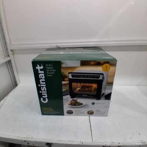 CUISINART 15-IN-1 EXTRA LARGE DIGITAL AIR FRYER OVEN - BLACK STAINLESS STEEL - (MODEL:TOA-112C) image 11