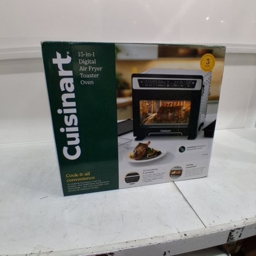 CUISINART 15-IN-1 EXTRA LARGE DIGITAL AIR FRYER OVEN - BLACK STAINLESS STEEL - (MODEL:TOA-112C) image 12