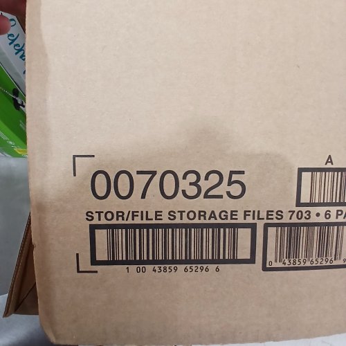 4PK FELLOWES CARDBOARD BANKERS BOX STORAGE/FILE BASIC-DUTY STORAGE BOXES - 16.25" X 12.5" X 10.5" - WHITE/BLUE (MODEL: 0070325) image 2