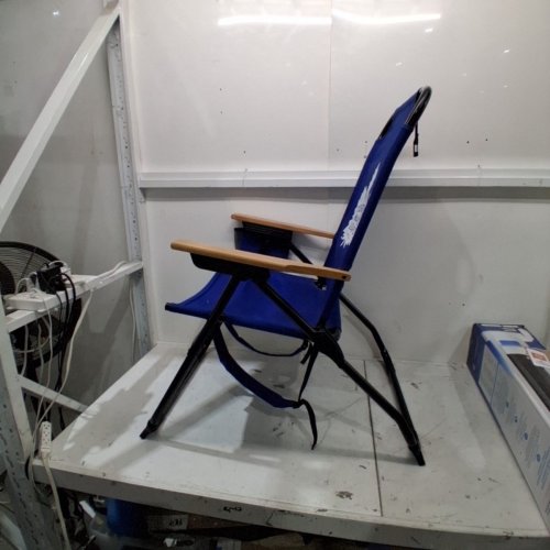 NHL TORONTO MAPLE LEAFS FOLDING BACKPACK CHAIR - BLUE image 2