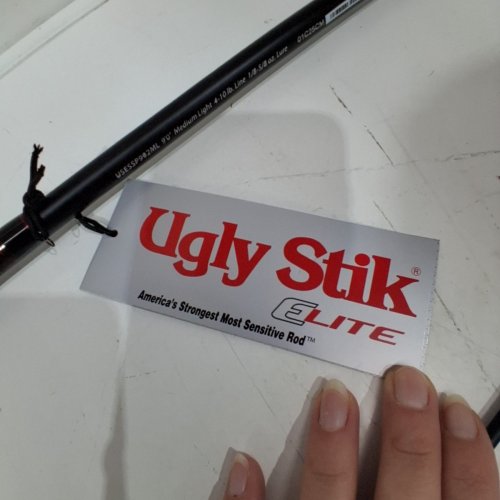 UGLY STIK ELITE STEELHEAD SPIN MEDIUM HEAVY FISHING ROD - 9FT - 4LBS-10LBS - BLACK (MODEL: USESSP902ML) image 6