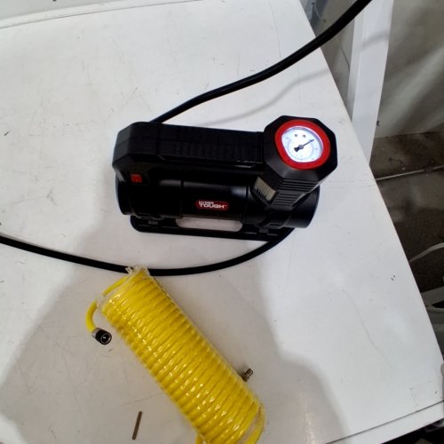 HYPER TOUGH AIR COMPRESSOR INFLATOR - 120 V, 1.5A, 120 PSI MAX - BLACK (MODEL: RCP-B56B) image 2