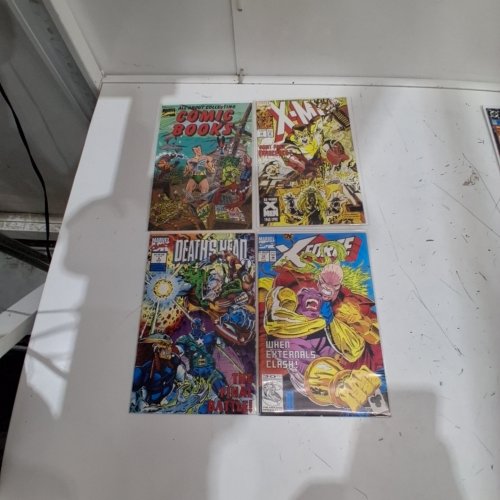 4 ASSTD MARVEL COMIC BOOKS - X-FORCE #12, DEATH'S HEAD II #4, X-MEN #19, ALL ABOUT COLLECTING COMIC BOOKS - VARIOUS AUTHORS image 2