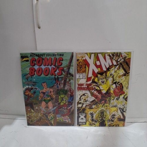 4 ASSTD MARVEL COMIC BOOKS - X-FORCE #12, DEATH'S HEAD II #4, X-MEN #19, ALL ABOUT COLLECTING COMIC BOOKS - VARIOUS AUTHORS image 4