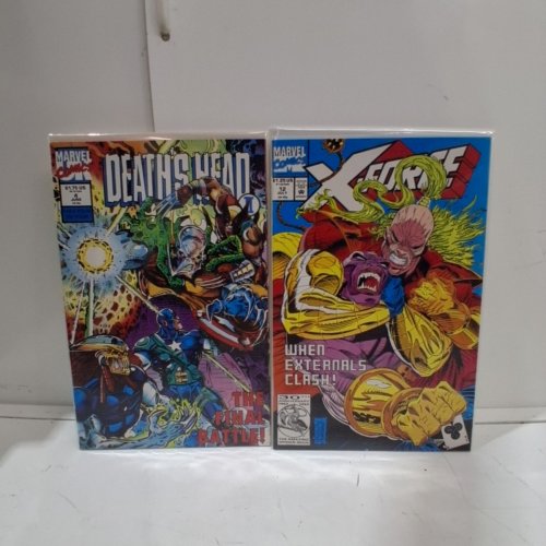 4 ASSTD MARVEL COMIC BOOKS - X-FORCE #12, DEATH'S HEAD II #4, X-MEN #19, ALL ABOUT COLLECTING COMIC BOOKS - VARIOUS AUTHORS image 5