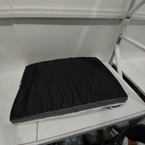 JOLIFIELD ORTHOPEDIC DOG BED WITH BUILT IN PILLOW - 20" X 30" - GREY/WHITE (MODEL: JDM-CTG-HUI42) image 3