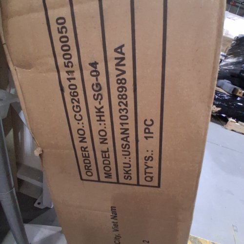 IRONCK 6-SHELF FLOOR FREE STANDING BOOKCASE - 70" X 24" X 9" - BLACK (MODEL: HK-SG-04) image 2