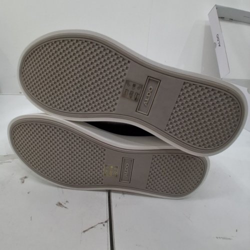MEN'S ALDO COURT SHOE - size 12 - BLACK / WHITE - (MODEL: 3322512) image 3