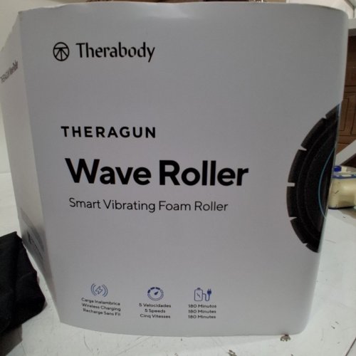 THERABODY SMART VIBRATING FOAM ROLLER WITH 5 SPEEDS - 12" - BLACK image 5