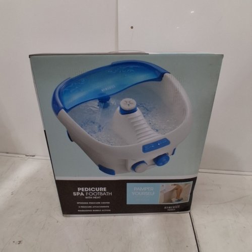 HOMEDICS PEDICURE FOOT SPA WITH HEAT - BLUE/WHITE (MODEL: FB-300-THP) image 4