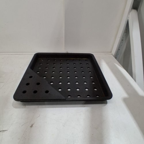NAPOLEON CAST IRON CHARCOAL & SMOKER TRAY BBQ ACCESSORY - FITS MOST BBQS - 14.5" X 15.2" - BLACK (MODEL: 67732) image 2