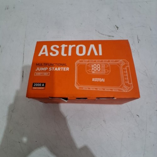 ASTROAI MULTIFUNCTIONAL JUMP STARTER - 2000A PEAK CURRENT; 48.8 WH (MODEL: AHET118GY) image 4