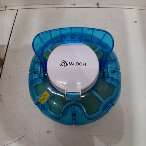 WINNY CORDLESS ROBOTIC POOL CLEANER, FOR POOLS UP TO 539 SQ. FT- BLUE (MODEL: WPC-AMUS-024) image 4