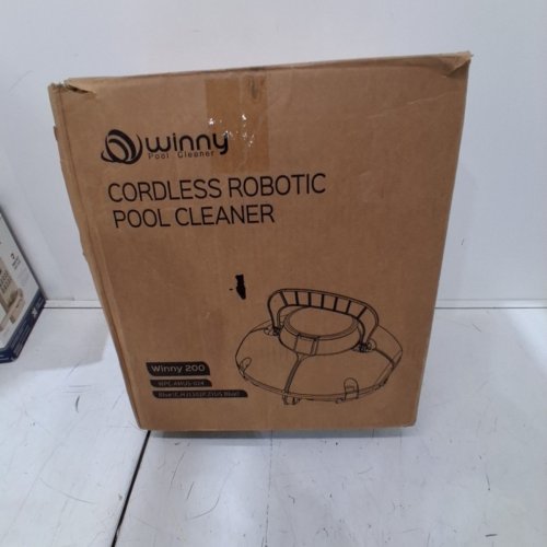 WINNY CORDLESS ROBOTIC POOL CLEANER, FOR POOLS UP TO 539 SQ. FT- BLUE (MODEL: WPC-AMUS-024) image 7