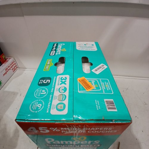 90PK PAMPERS BABY DRY ULTRA DISPOSABLE BABY DIAPERS - SIZE 5 (27+LB) image 3