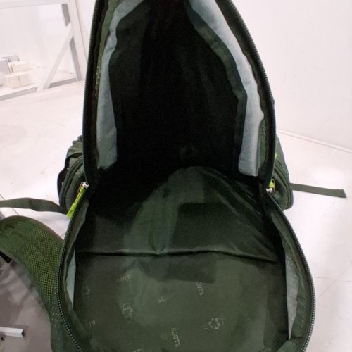 ROOTS BACKPACK WITH 16" LAPTOP COMPARTMENT - 38L - GREEN/YELLOW (MODEL: 1992718) image 3
