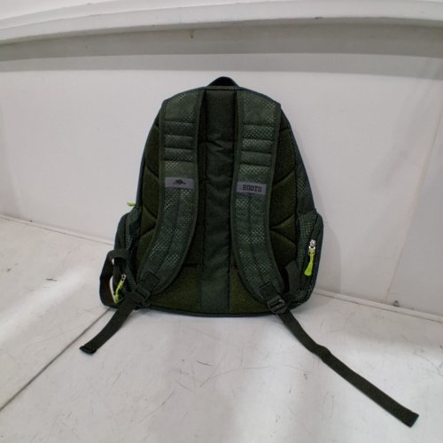 ROOTS BACKPACK WITH 16" LAPTOP COMPARTMENT - 38L - GREEN/YELLOW (MODEL: 1992718) image 4