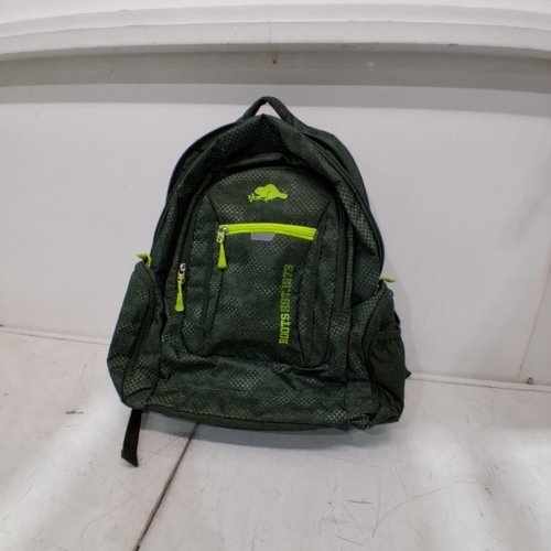 ROOTS BACKPACK WITH 16" LAPTOP COMPARTMENT - 38L - GREEN/YELLOW (MODEL: 1992718) image 5