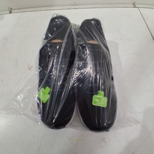 MEN'S ATHLETIC WORKS EZ ON WALKING SNEAKER SHOES - SIZE 8 WIDE - BLACK (STYLE: 26STEPY25) image 6