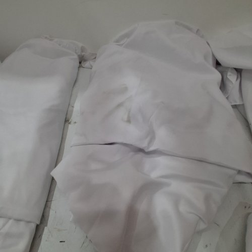 8PK RECTANGULAR POLYESTER TABLECLOTHS FOR PARTIES AND EVENTS - 60" X 126" - WHITE image 5