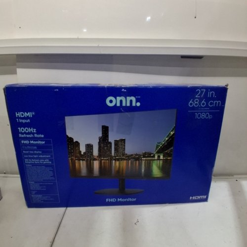 ONN. 27" FHD (1920 X 1080P) LED BACKLIT COMPUTER MONITOR - BLACK (MODEL: 100140684) image 12