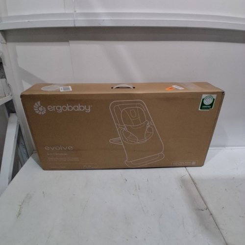 ERGOBABY EVOLVE 3-IN-1 ADJUSTABLE BOUNCER FOR NEWBORNS TO TODDLERS UP TO 20LBS - LIGHT GREY image 3