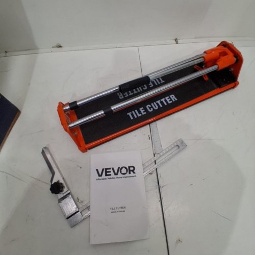 MANUAL DOUBLE RAILED PORCELAIN CERAMIC TILE CUTTER - 17" - ORANGE/BLACK - (MODEL: TC-S03-400) ) image 2