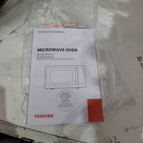 TOSHIBA COMPACT COUNTERTOP STAINLESS STEEL SMART SENSOR MICROWAVE OVEN WITH CHILD LOCK- 1.2CU.FT/1500W - GREY/BLACK (MODEL: ML-EM31P(SS)/CA) image 7
