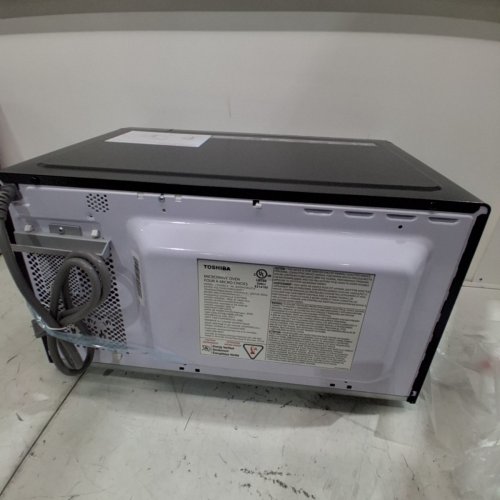 TOSHIBA COMPACT COUNTERTOP STAINLESS STEEL SMART SENSOR MICROWAVE OVEN WITH CHILD LOCK- 1.2CU.FT/1500W - GREY/BLACK (MODEL: ML-EM31P(SS)/CA) image 9