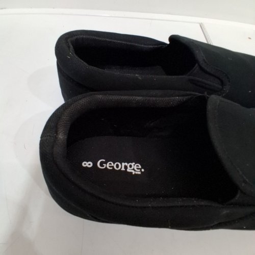WOMEN'S GEORGE SLIP-ON SHOES - 8 - BLACK image 3