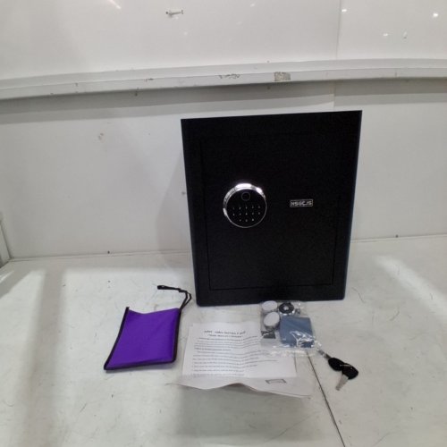 HSGCJS SECURITY SAFE WITH 3 WAYS TO OPEN - BIOMETRICS/PASSWORD/KEY - 1.2 CU.FT - BLACK (MODEL: HSGCJS-1-30Z) image 3