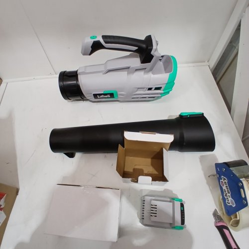 LITHELI 40V CORDLESS LEAF BLOWER BATTERY POWERED FOR CLEANING LEAVES-GREEN (MODEL:D07102150) image 4