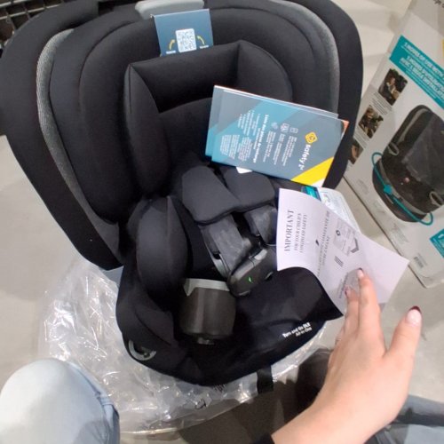 SAFETY 1ST TURN AND GO 360 DLX ROTATING ALL IN ONE CONVERTIBLE CAR SEAT WITH SECURETECH INSTALLATION AND MAGNETIC CHEST CLIP - BLACK (MODEL:22445CGYU) image 3