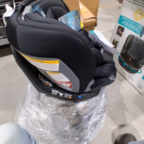 SAFETY 1ST TURN AND GO 360 DLX ROTATING ALL IN ONE CONVERTIBLE CAR SEAT WITH SECURETECH INSTALLATION AND MAGNETIC CHEST CLIP - BLACK (MODEL:22445CGYU) image 4