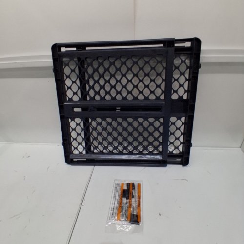 TODDLEROO BY NORTH STATES SUPERGATE PLASTIC SAFETY GATE - 26" X 26" - 42" - CHARCOAL GREY (MODEL: 8614C) image 2