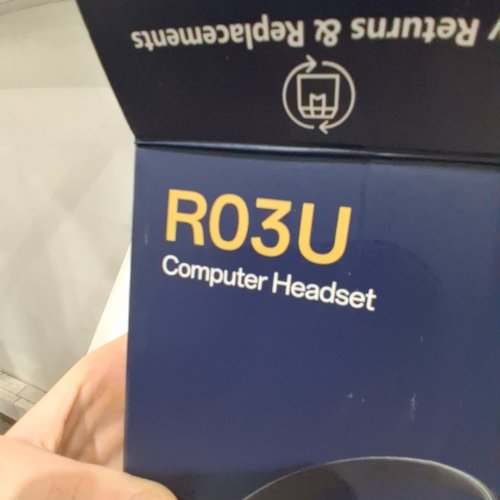 ROWNFUSNY WIRELESS BLUETOOTH COMPUTER HEADSET - BLACK (MODEL:R03U) image 3